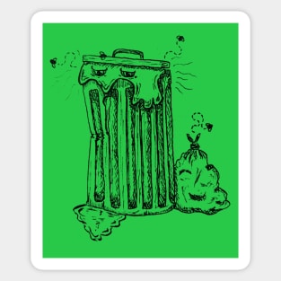 Trash Monster Sticker